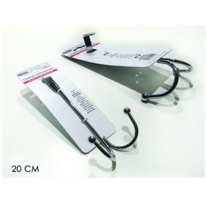 Μεταλλικό κρεμαστράκι πόρτας με δύο γάντζους