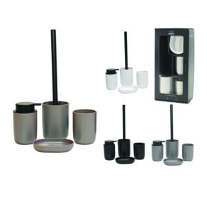 Σετ μπάνιου 4 τεμαχίων πλαστικό