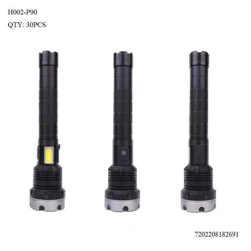 Επαναφορτιζόμενος φακός LED - H002-P90 - 182691 - Image 2