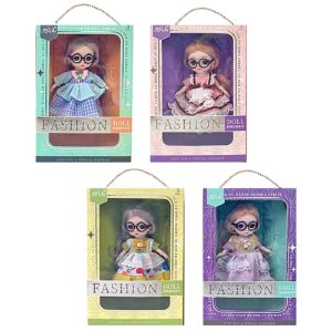 Κούκλα 16cm Fashion με Γυαλιά 15x22x6cm ToyMarkt 98259