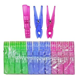 Μανταλάκια Πλαστικά Κλασσικά πακ=24τεμ 8cm Homie 1001902