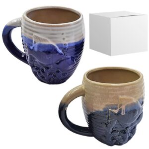 Κούπα Κεραμική για Καφέ Ψάρια 13x10cm Homie 1002118