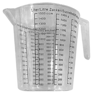 Δοσομετρητής Πλαστικός με Λαβή 1,5L Homie 100295