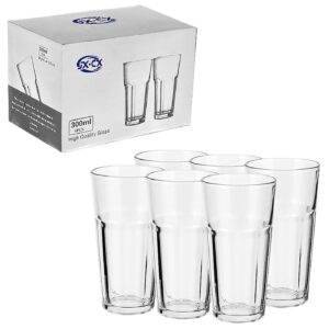 Ποτήρι Νερού Μεγάλο σετ=6τεμ 14x7cm  300mL Homie 100336