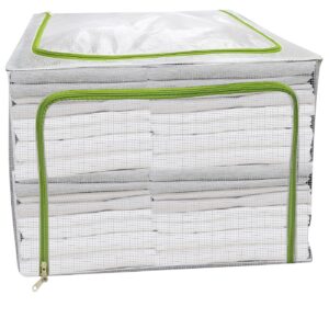 Κουτί Αποθήκευσης Διάφανο με Μεταλλικό Σκελετό 60x42x40cm Homie 1011127