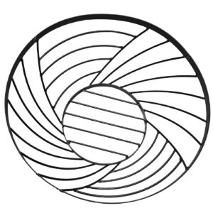 Καλάθι Μεταλλικό Μαύρο ø31x12cm Homie 1011151