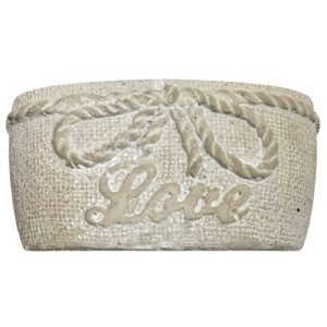 Κασπώ Κεραμικό Οβάλ Love 14x8x6,5cm Homie 1011152