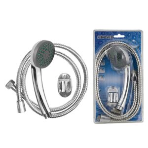 Σετ Ντουζ με Σπιράλ & Βάση Τηλ=19cm , Σπιράλ=1,5m Homie 101264