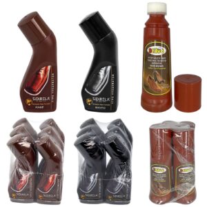 Γυαλιστικό Υγρό Υποδημάτων Μαύρο-Καφέ 75mL Siderela