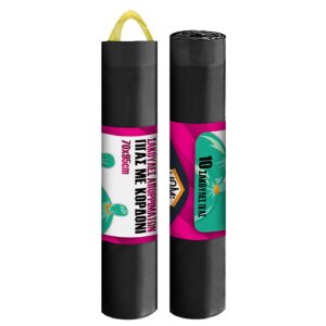 Σακούλες Απορριμάτων Γίγας Μαύρες πακ=10τεμ 70x95cm Homie 101564