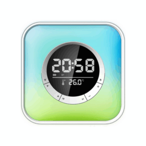 Ασύρματο ηχείο Bluetooth LED & ψηφιακό ρολόι - P10 - 810811