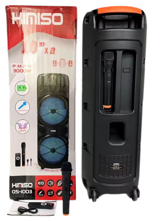 Φορητό ηχείο subwoofer με μικρόφωνο - QS-1003 - KMS - 813102 - Image 3