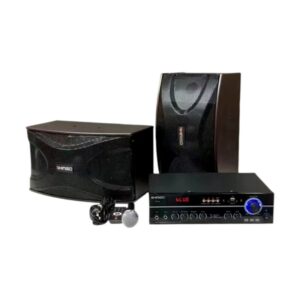 Σετ ηχεία subwoofer με ενισχυτή & μικρόφωνο Karaoke - QS-A8 - 813164