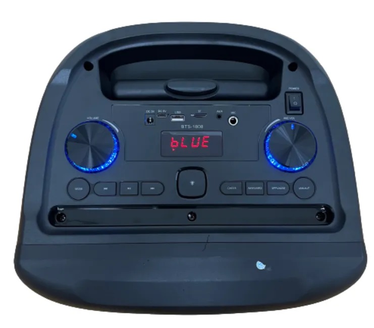 Φορητό ηχείο subwoofer με μικρόφωνο - Karaoke Box - BTS-1808 - 818088 - Image 3