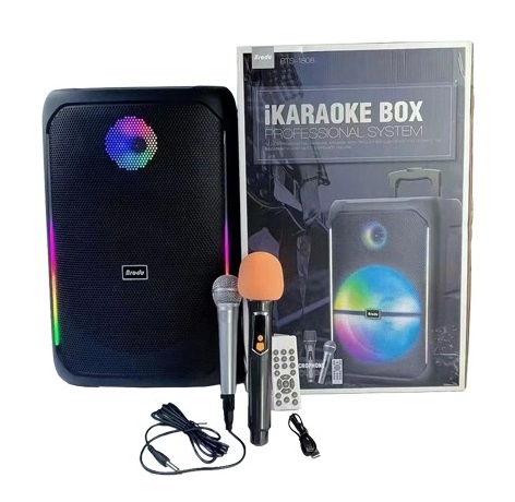 Φορητό ηχείο subwoofer με μικρόφωνο - Karaoke Box - BTS-1808 - 818088 - Image 5