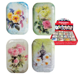 Μεταλλικό παραλληλόγραμμο κουτάκι 2x3,5x5,3cm