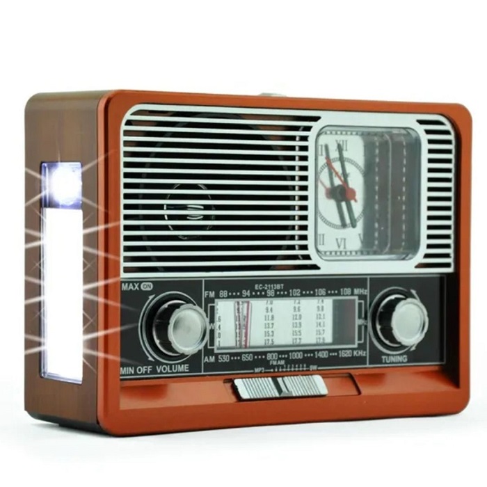 Επαναφορτιζόμενο ραδιόφωνο Retro - ΕK105 - 830128 - Image 2