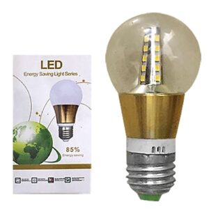 Λάμπα smd led Διαφανής Γλόμπος e27 5w 230v Θερμός Φωτισμός 180o  Homie 108429