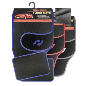 Πατάκια Αυτοκινήτου Μοκέτα 4τεμ (2 Μεγάλα 63x43cm+2 Μικρά 30x43cm) Homie 10867