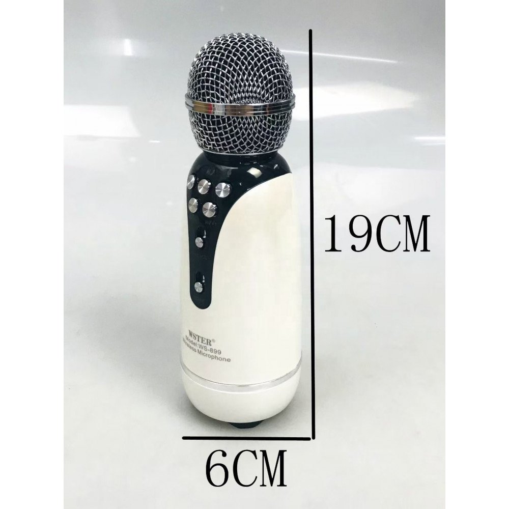 Ασύρματο μικρόφωνο Karaoke - WS-899 - Weisre - 883358 - White - Image 2