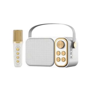 Ασύρματο ηχείο Bluetooth με μικρόφωνο Karaoke - YS-103 - 887288 - White