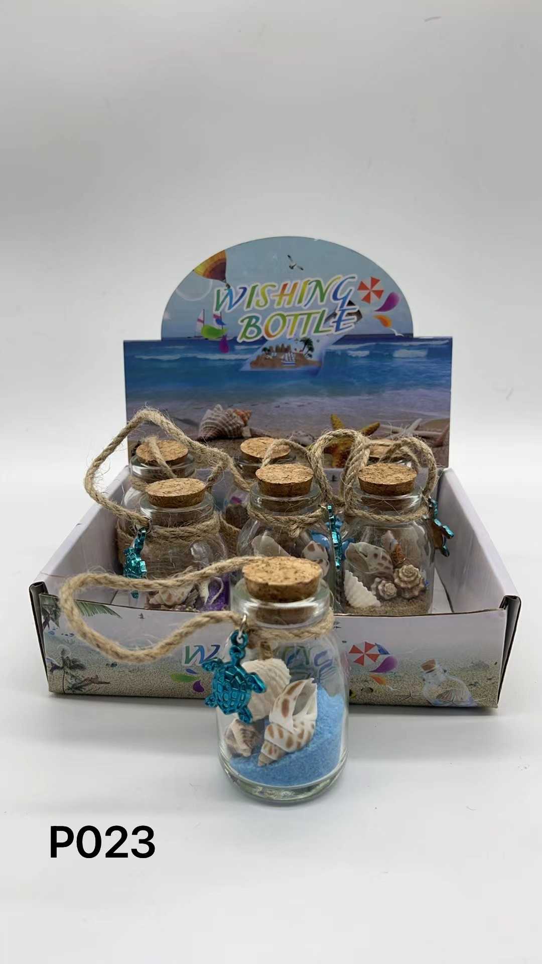 Διακοσμητικό Souvenir - Μπουκαλάκι με κοχύλια - 6pcs - 251711 - Image 2