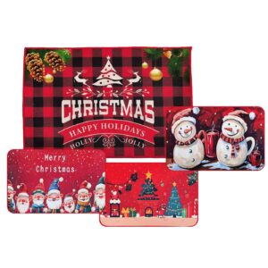 Χαλάκι Εξώπορτας Εορτών 60x40cm Xmasfest 1131197