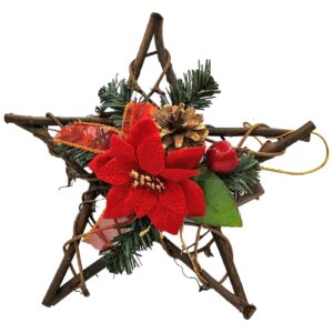 Αστέρι Ξύλινο Κόκκινο 30cm Xmasfest 1131419