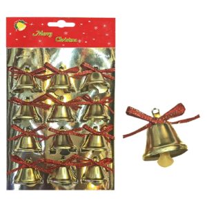 Καμπάνες Μεταλλικές πακ=12τεμ 3x3cm Xmasfest 1131662