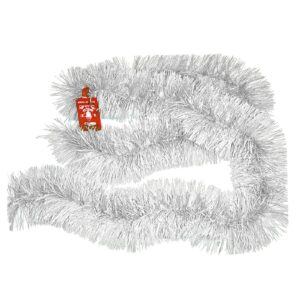 Γιρλάντα Λευκή Tinsel ø:11cm Υ:2m Xmasfest 1131895