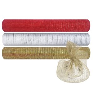 Διχτυωτό Ύφασμα Χριστουγέννων σε Ρολό 3m x 50cm Xmasfest 1132246