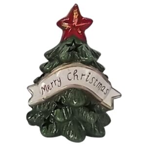 Κηροπήγιο Κεραμικό Χριστουγεννιάτικο Δέντρο 17x13x13cm Xmasfest 1132269