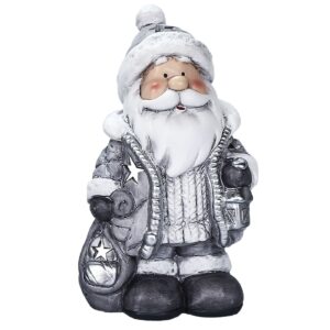 Κηροπήγιο Κεραμικό Άγιος Βασίλης 19x11.5x8,5cm Xmasfest 1132412