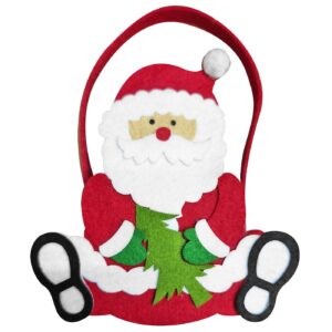 Καλάθι Τσόχινο Άγιος Βασίλης 16x15x6cm Xmasfest 1133408