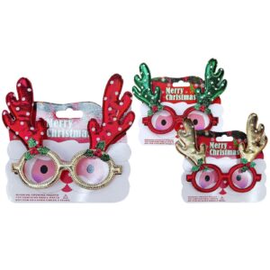 Γυαλιά Xmas Τάρανδος 16x14cm Xmasfest 1133413