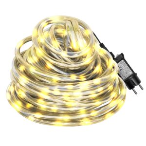 Φωτοσωλήνας 400 LED 20m Λευκός Θερμός με Προγράμματα IP44 Φ11mm 20m (+3m Extra Καλώδιο) Xmasfest 1133513