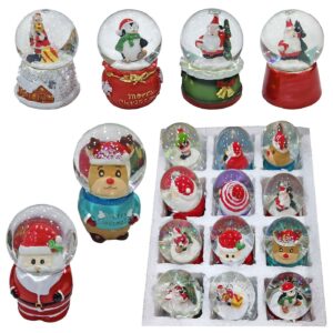 Χιονόμπαλα Χριστουγέννων ø4,5x6,5cm Xmasfest 1133858