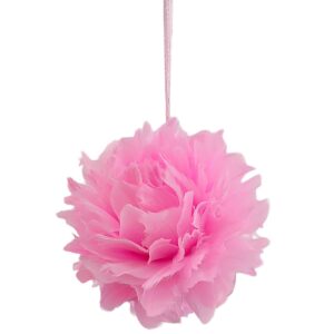 Μπάλα Χριστουγέννων με Φτερά & Πούπουλα Ροζ ø10cm Xmasfest 1133909