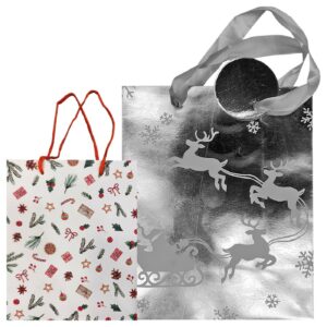 Τσάντα Δώρου Χριστουγέννων 23cm 23x18x10cm Xmasfest 1133994