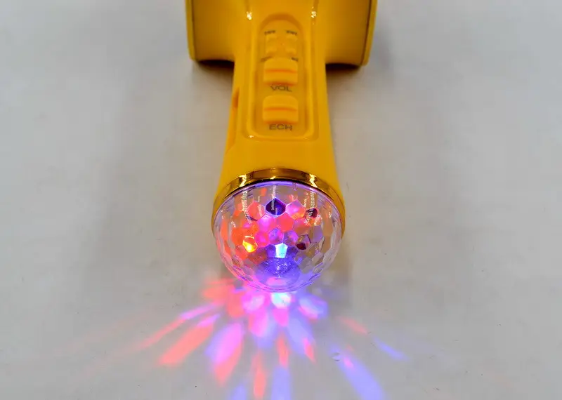 Ασύρματο μικρόφωνο Karaoke με ηχείο - M10 - 961867 - Yellow - Image 3