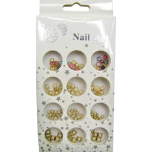 Κασετίνα με στρασάκια διακόσμησης νυχιών