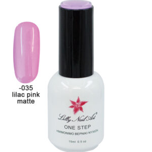 Ημιμόνιμο μανό one step 15ml - Lilac pink matte
