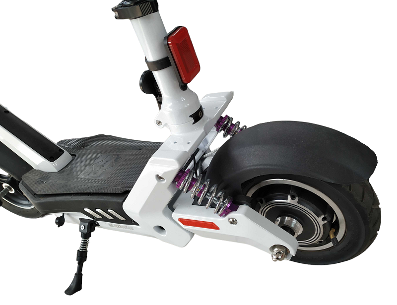 Ηλεκτρικό Scooter με σέλα - 10" - C1 - 500W - 45km/h - 986025 - White - Image 4