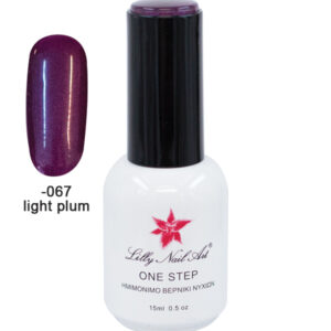 Ημιμόνιμο μανό one step 15ml - Light plum