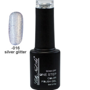 Ημιμόνιμο μανό one step 5ml - Silver glitter