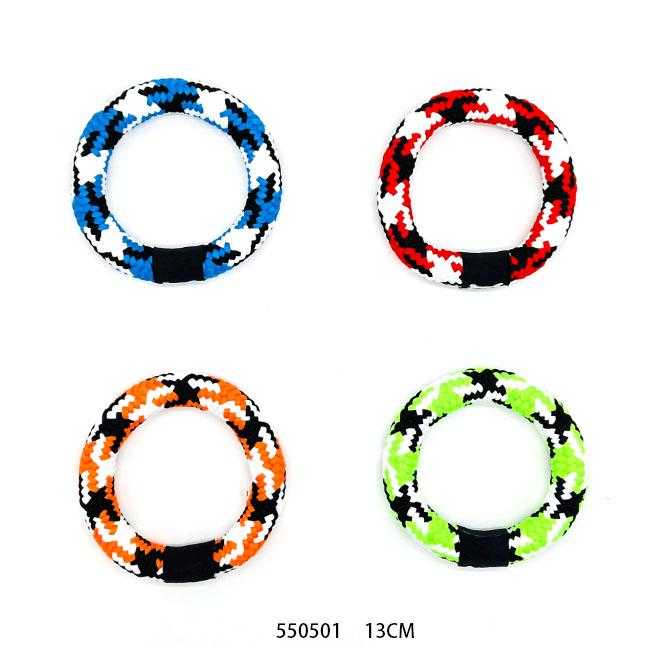Παιχνίδι σκύλου κρίκος από σχοινί - 13cm - 12pcs - 550501 - Image 2