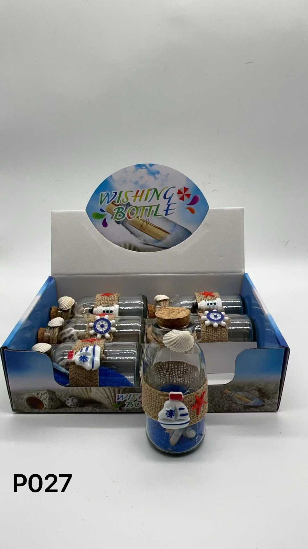 Διακοσμητικό Souvenir - Μπουκαλάκι με κοχύλια - 6pcs - 251742 - Image 2