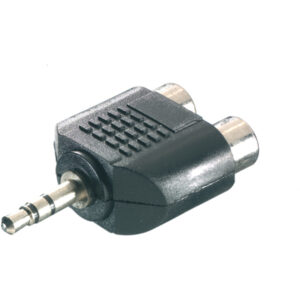 VIVANCO AUDIO ADAPTER 3.5mm JACK TO 2X RCA black