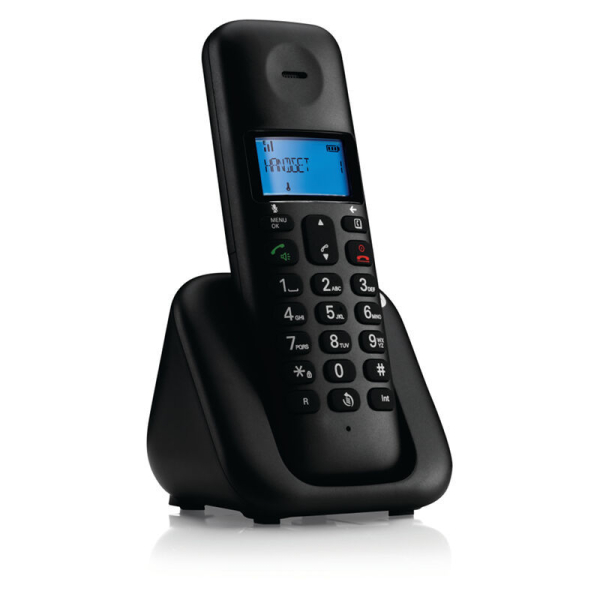 ΑΣΥΡΜΑΤΟ ΤΗΛΕΦΩΝΟ MOTOROLA T301 black ΜΕ ΑΝΟΙΚΤΗ ΑΚΡΟΑΣΗ - Image 2