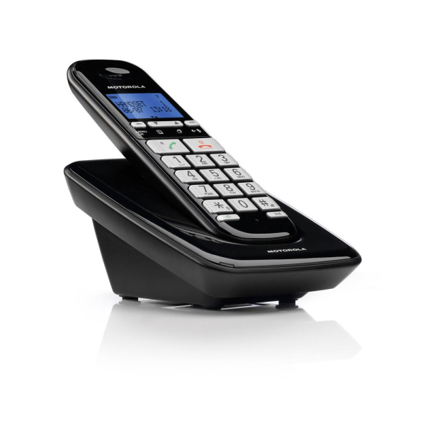ΑΣΥΡΜΑΤΟ ΤΗΛΕΦΩΝΟ MOTOROLA S3001 black ΜΕ ΜΕΓΑΛΑ ΠΛΗΚΤΡΑ ΜΕ ΑΝΟΙΚΤΗ ΑΚΡΟΑΣΗ - Image 2